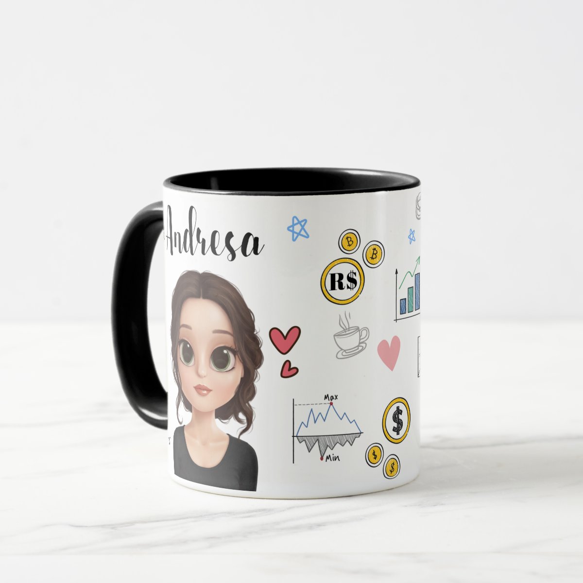 Caneca Presente Contadora Contabilidade Financeira