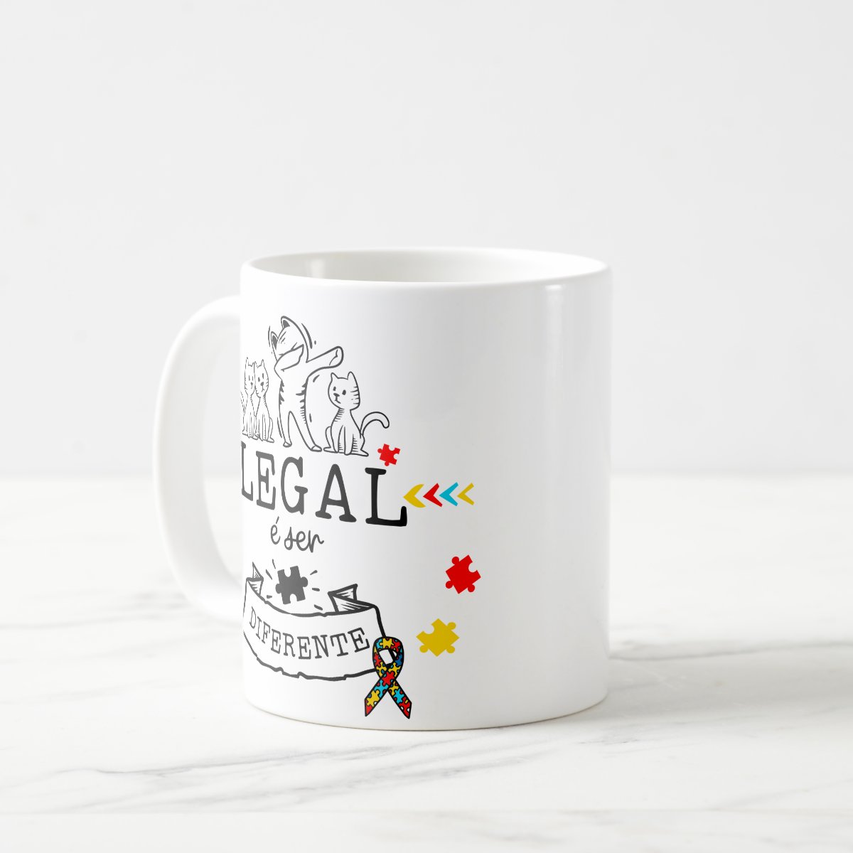 Caneca Personalizada Presente Especial Autismo Atípico
