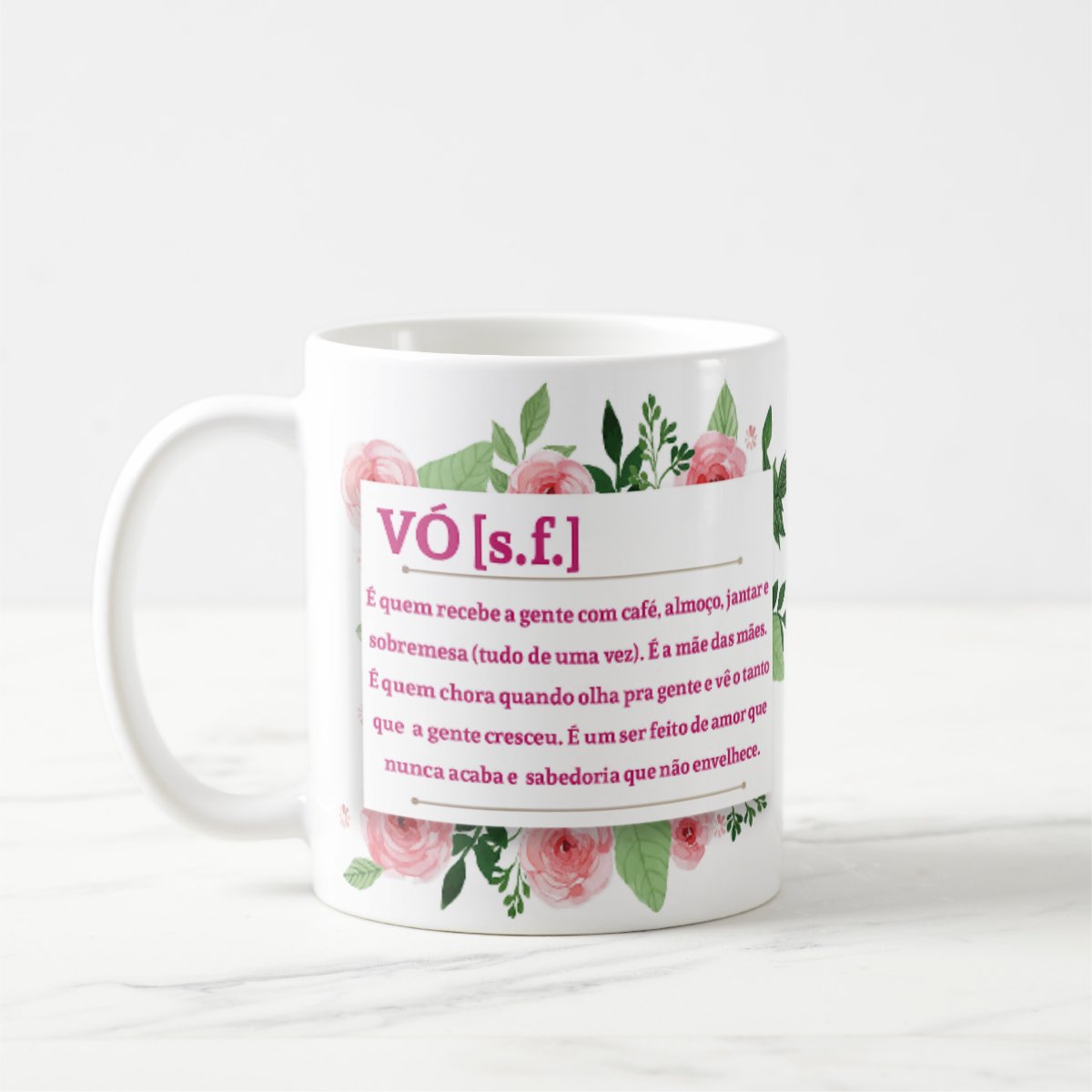 Caneca Presente Criativo Avó Vovó Significado Afetivo