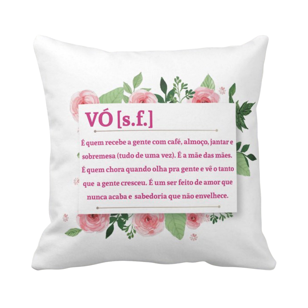 Almofada Decorativa Significado Avó - Família (Avó/Avô)