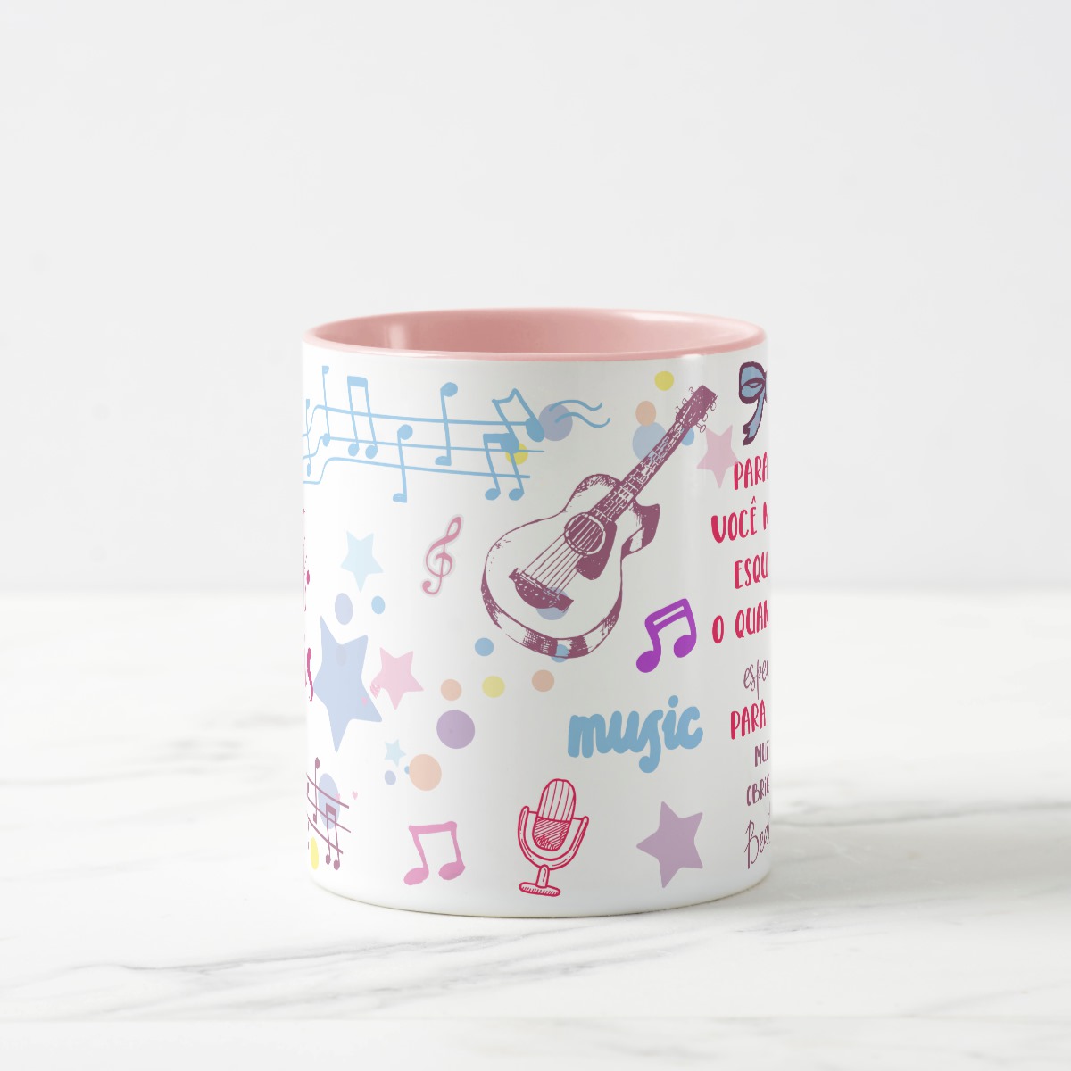Caneca Personalizada Professora de Música Dia dos Professore