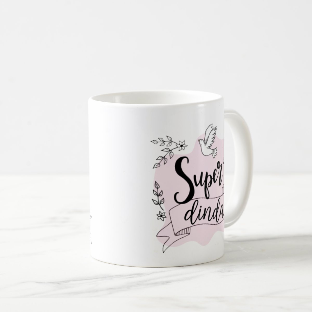 Caneca Personalizada Presente Madrinha Batizado Super Dinda