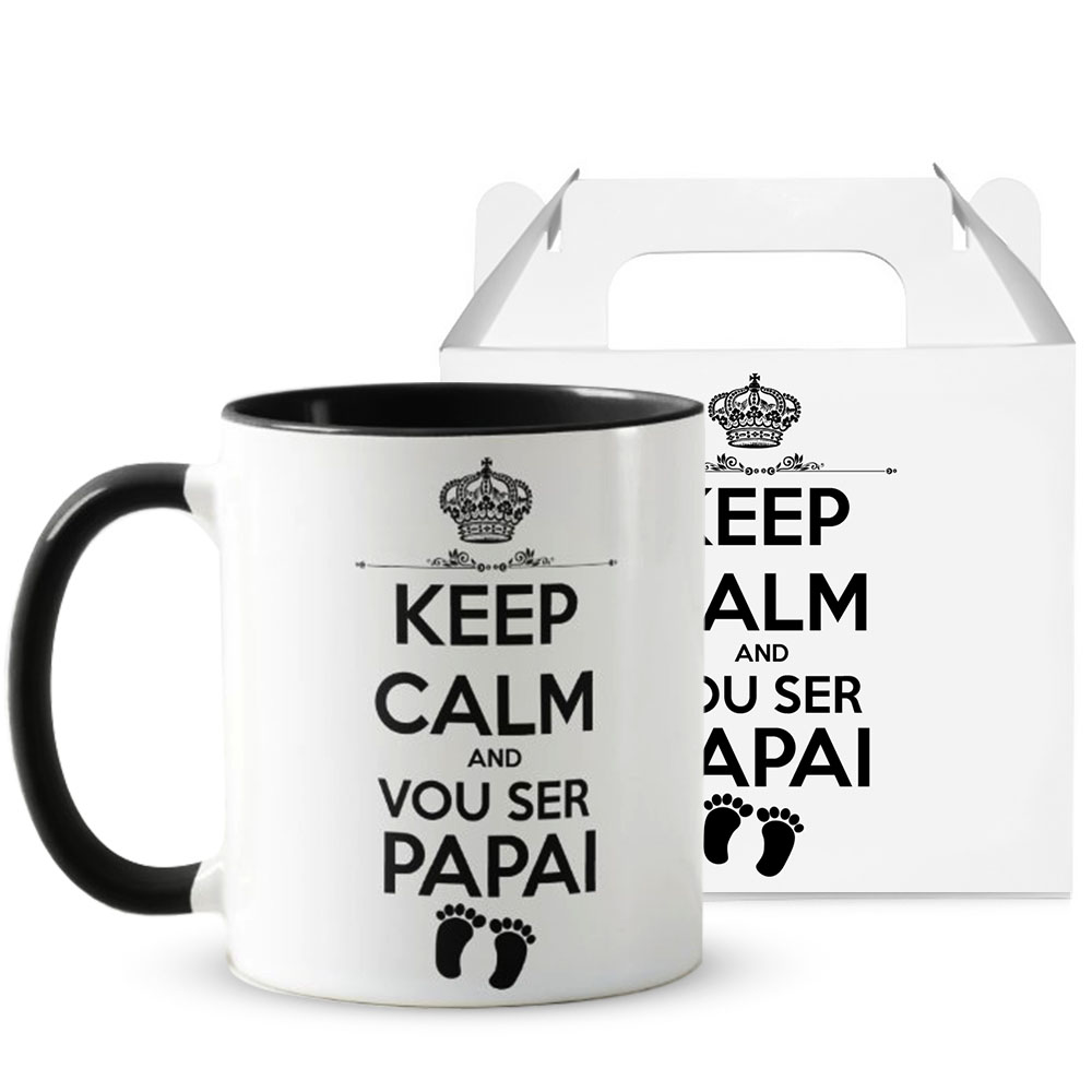 Caneca Revelação Gravidez Futuro Papai - Anúncio de Gravidez (Pai)