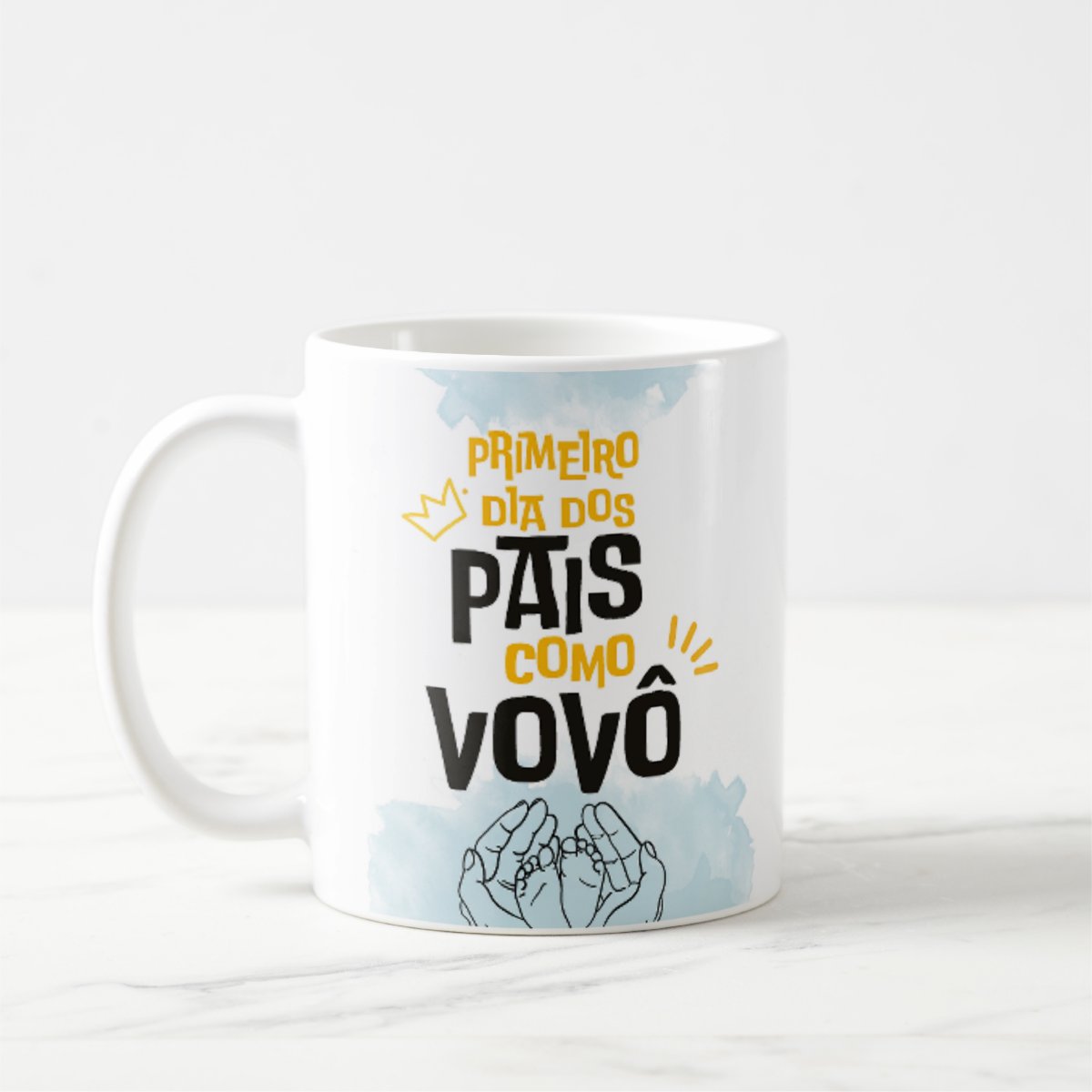 Caneca Personalizada Família Primeiro Dia dos Pais Como Vovô