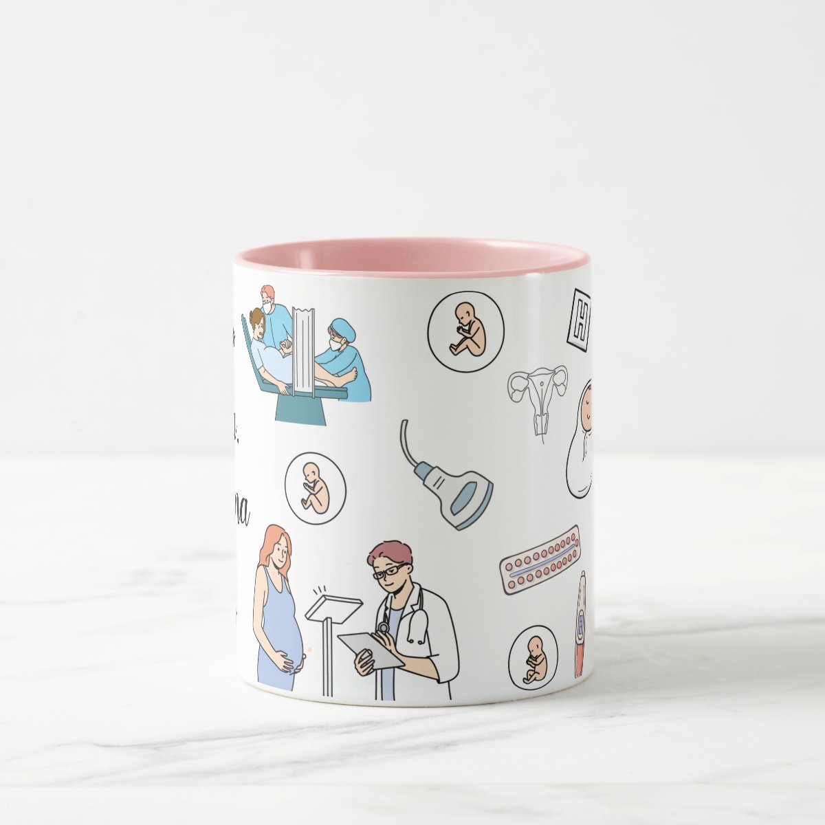 Caneca Presente Personalizada Médica Ginecologista Obstetra