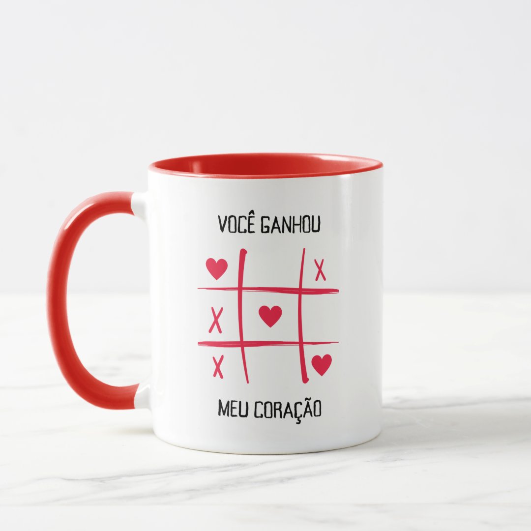 Caneca Presente Criativo Romântico para Dia dos Namorados
