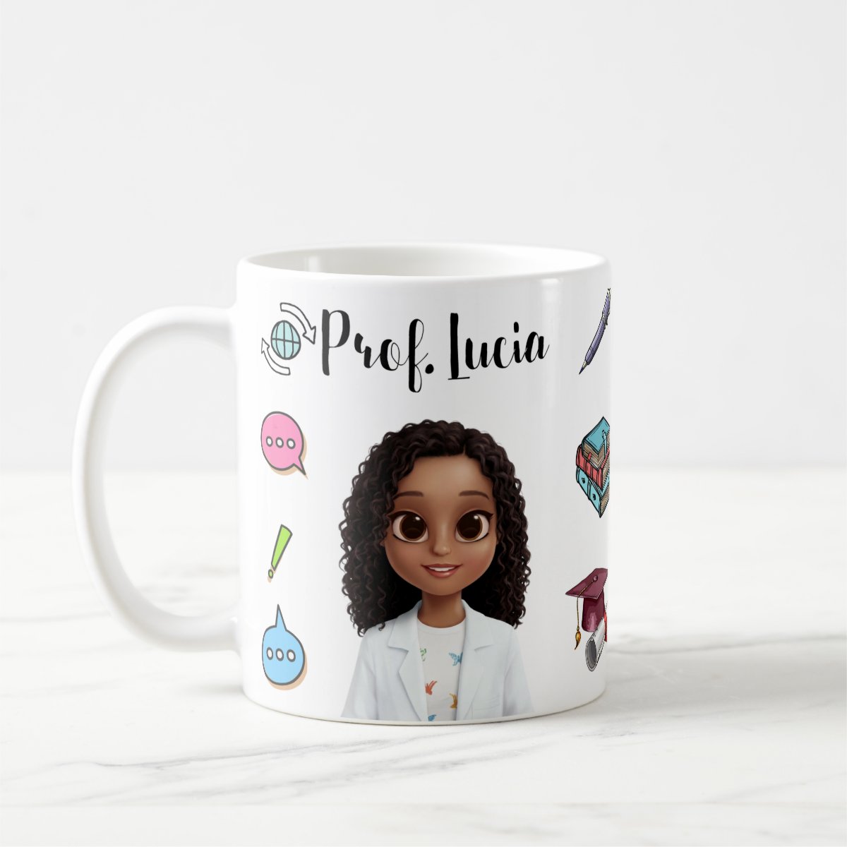 Caneca Personalizada Presente Professor Teacher Miss Inglês