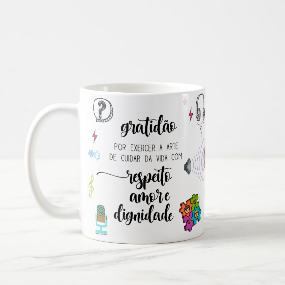 Caneca Personalizada Presente Especial Médica Fonoaudióloga