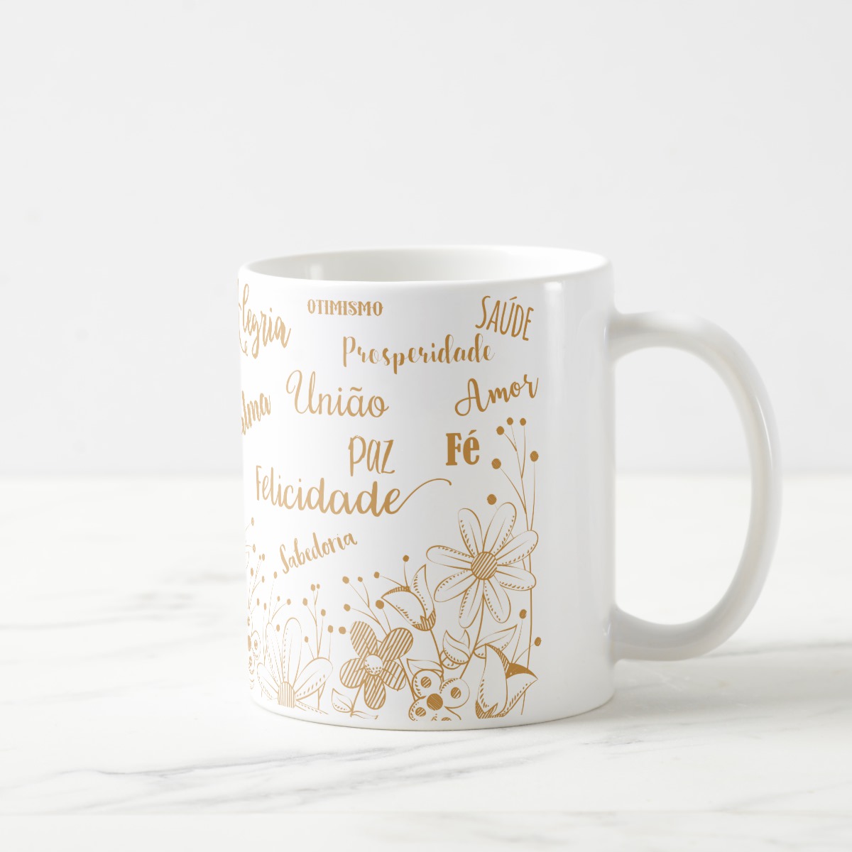 Caneca Feminina Presente de Aniversário Nome Personalizado