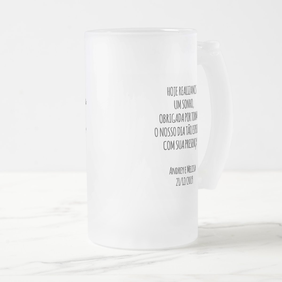 Caneca Personalizada de Chopp Avô da Noiva Bigode