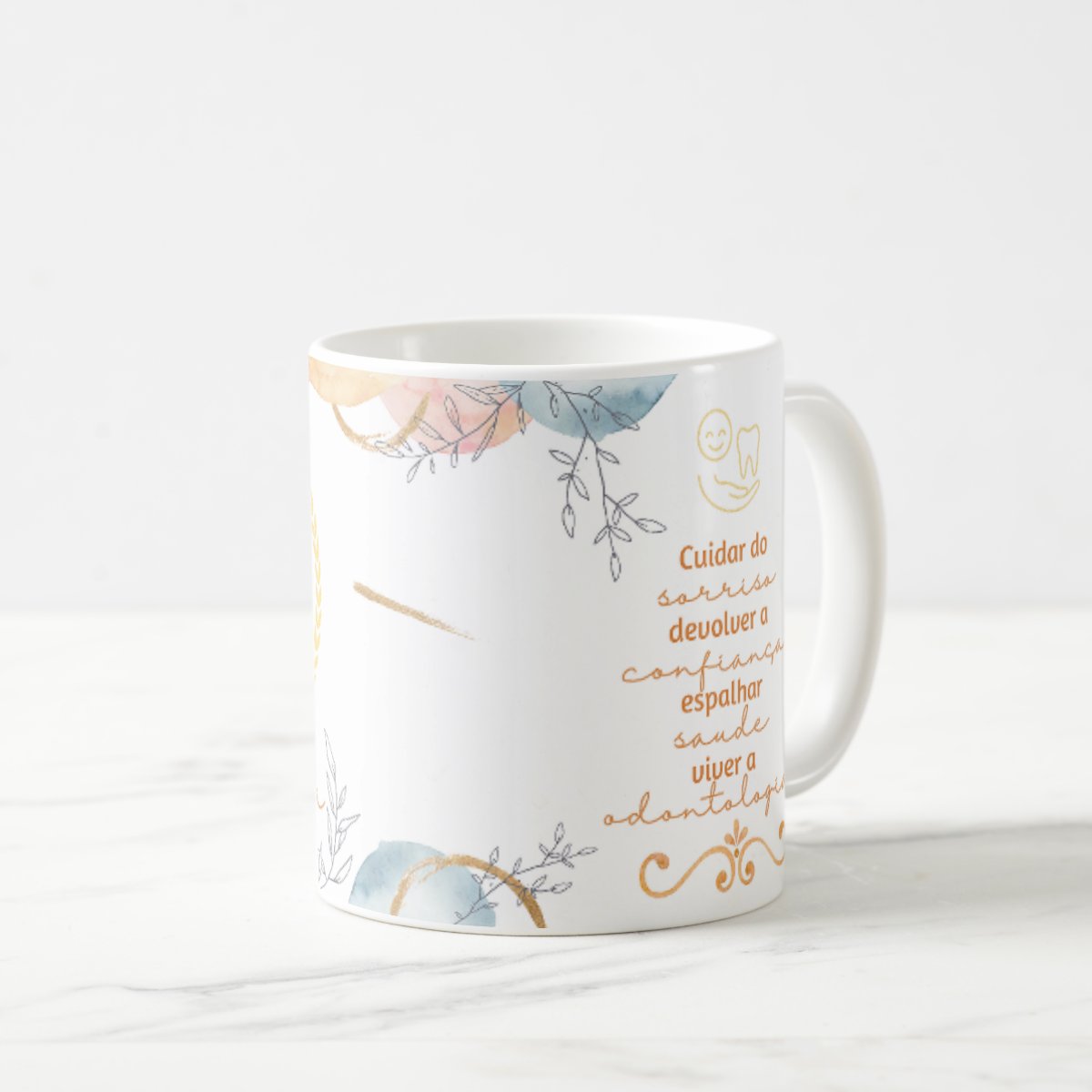 Caneca Profissão Presente Odontologia Dia da Dentista