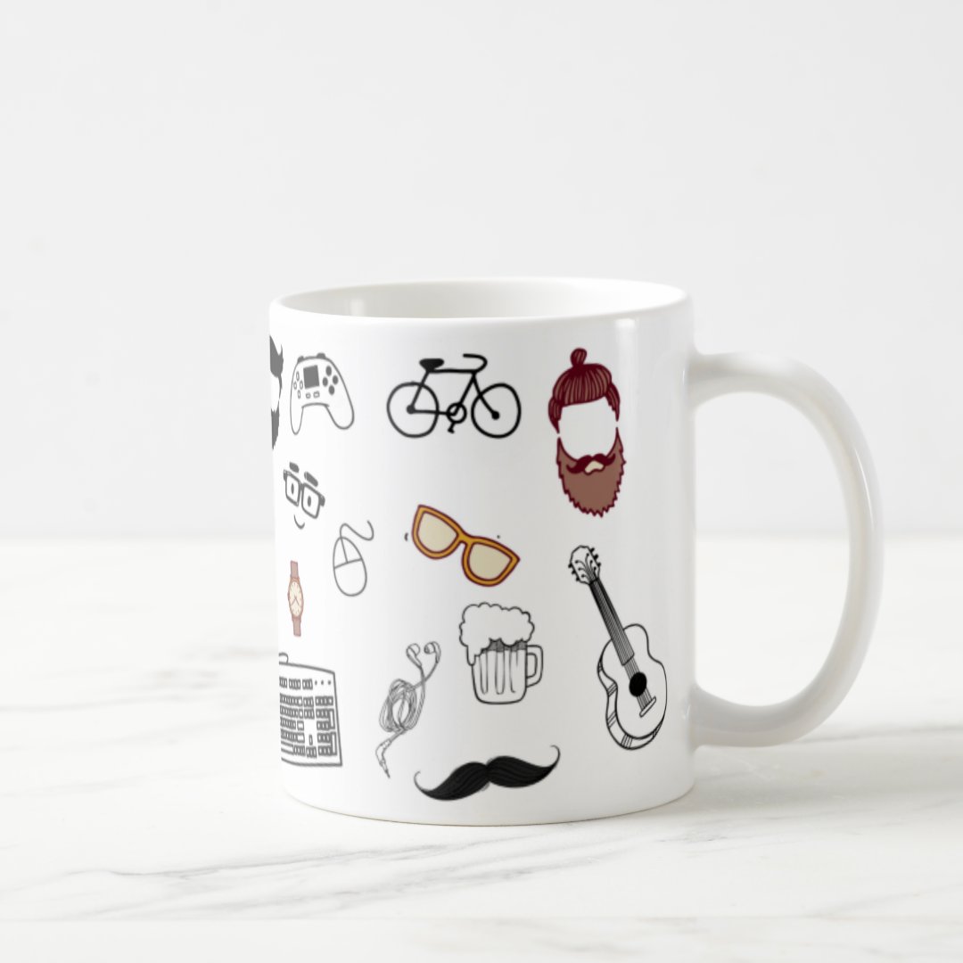 Caneca Masculina Presente Personalizado com Nome e Foto