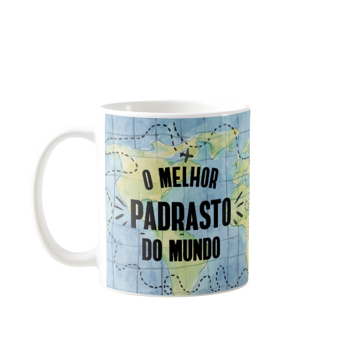 Caneca Personalizada Melhor Padrasto do Mundo - Família (Padrasto)