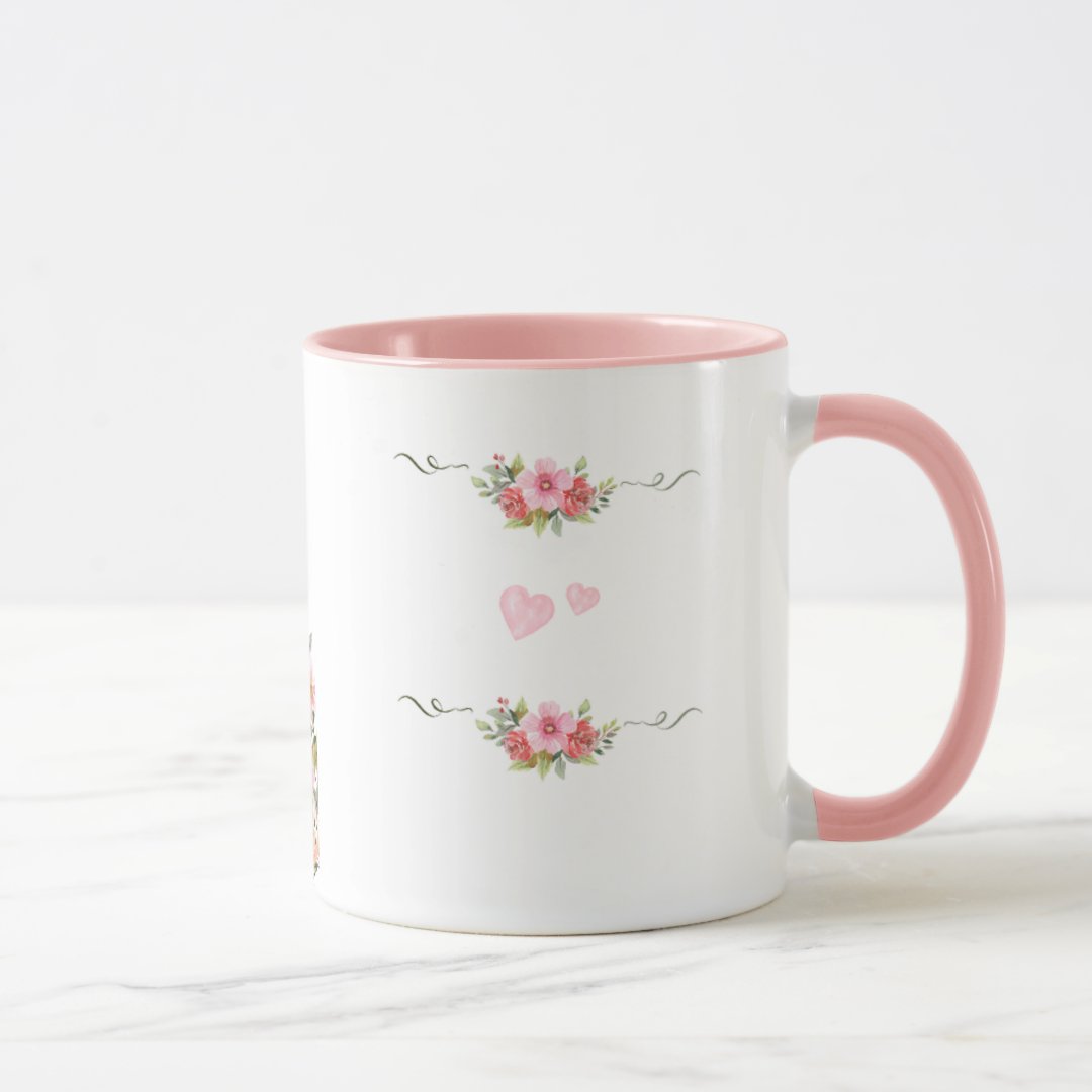 Caneca Personalizada para Convidar Florista de Casamento