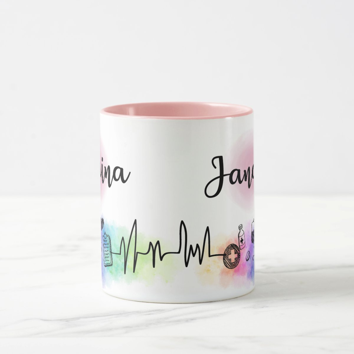 Caneca de Homenagem às Enfermeiras Presente pela Dedicação