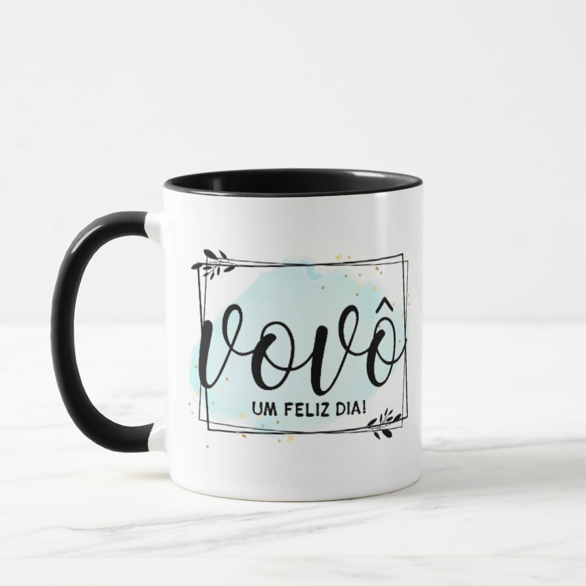 Kit Canecas Personalizadas Presente Feliz Dia Avós Vovó Vovô