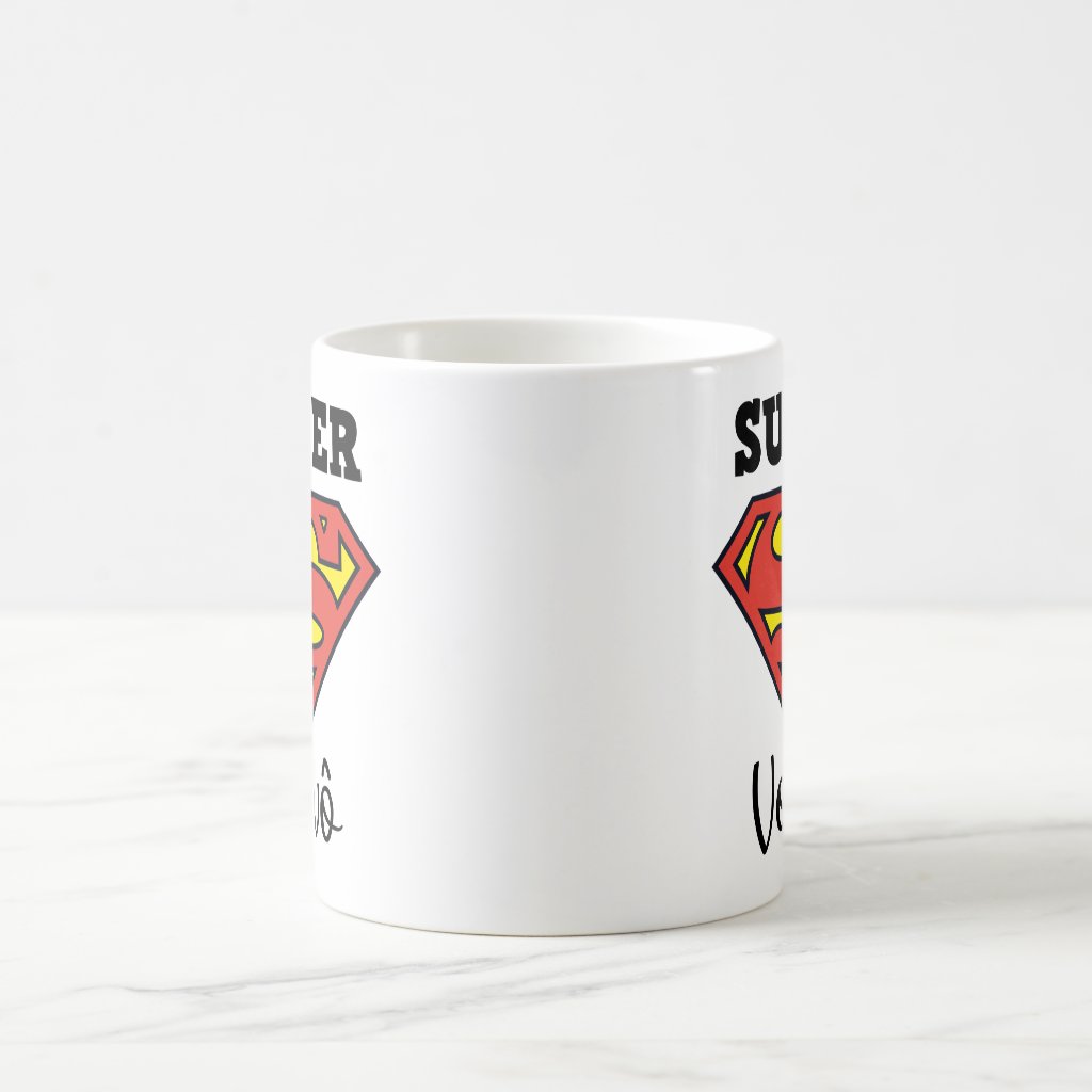 Caneca Personalizada Presente Criativo para Avô - Super Vovô