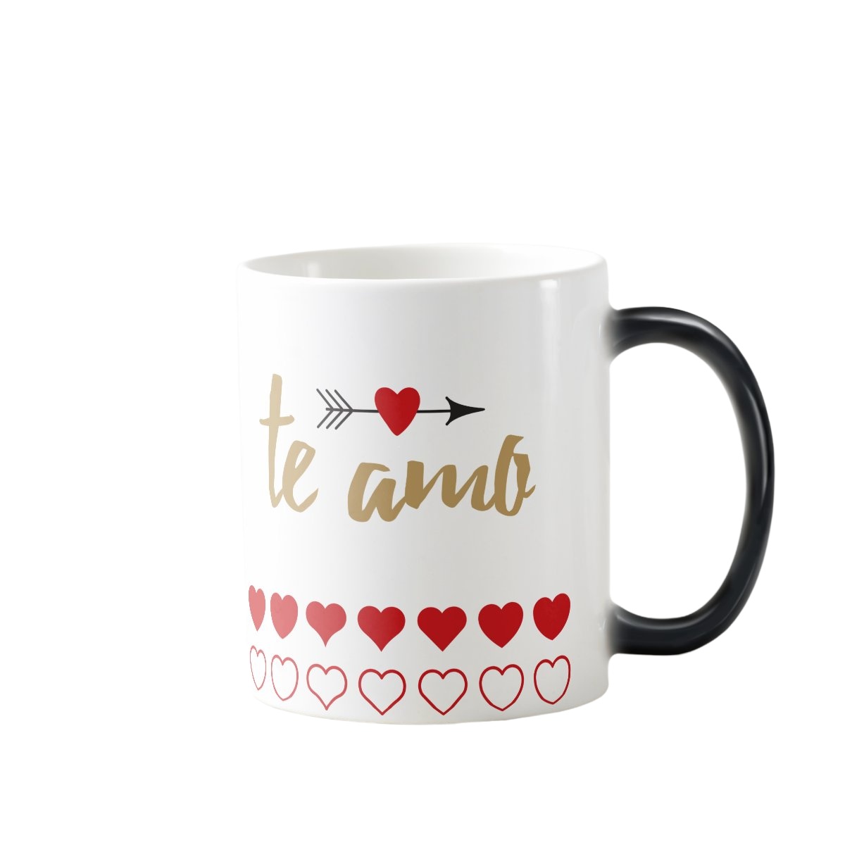 Caneca Mágica Presente Criativo Romântico Casal Te Amo