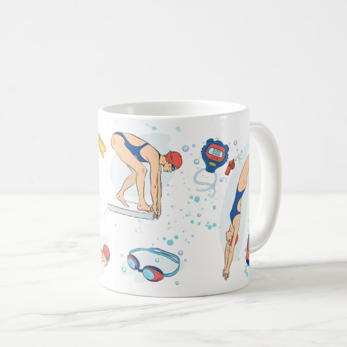 Caneca Natação Presente Dia dos Professores Mimo Professora