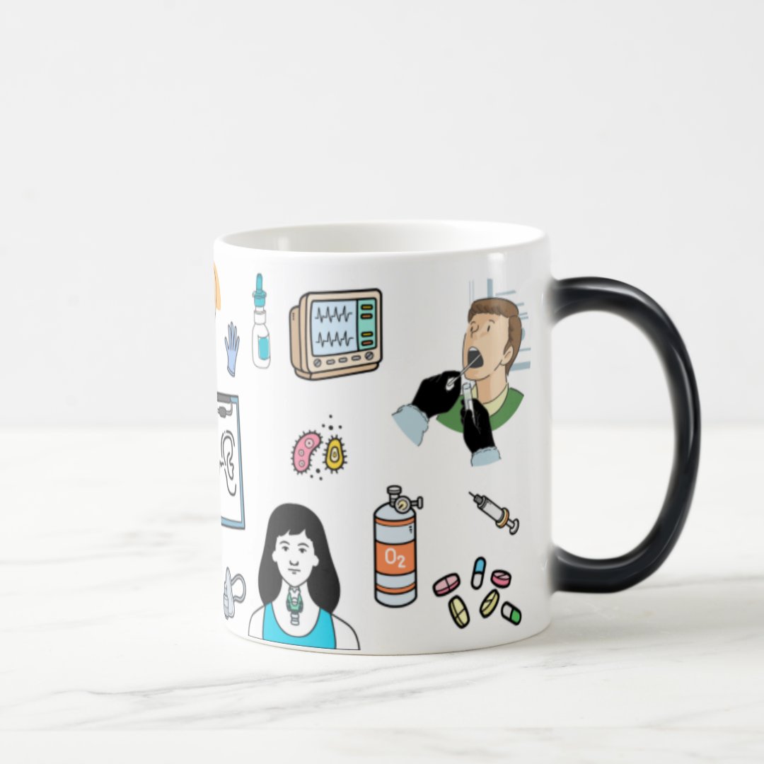 Caneca Mágica Presente Criativo para Otorrinolaringologista