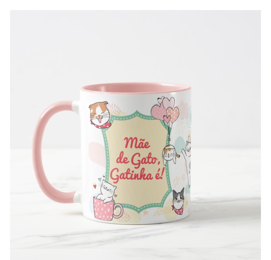 Caneca Mãe de Gato Gatinha - Pet (Mãe)