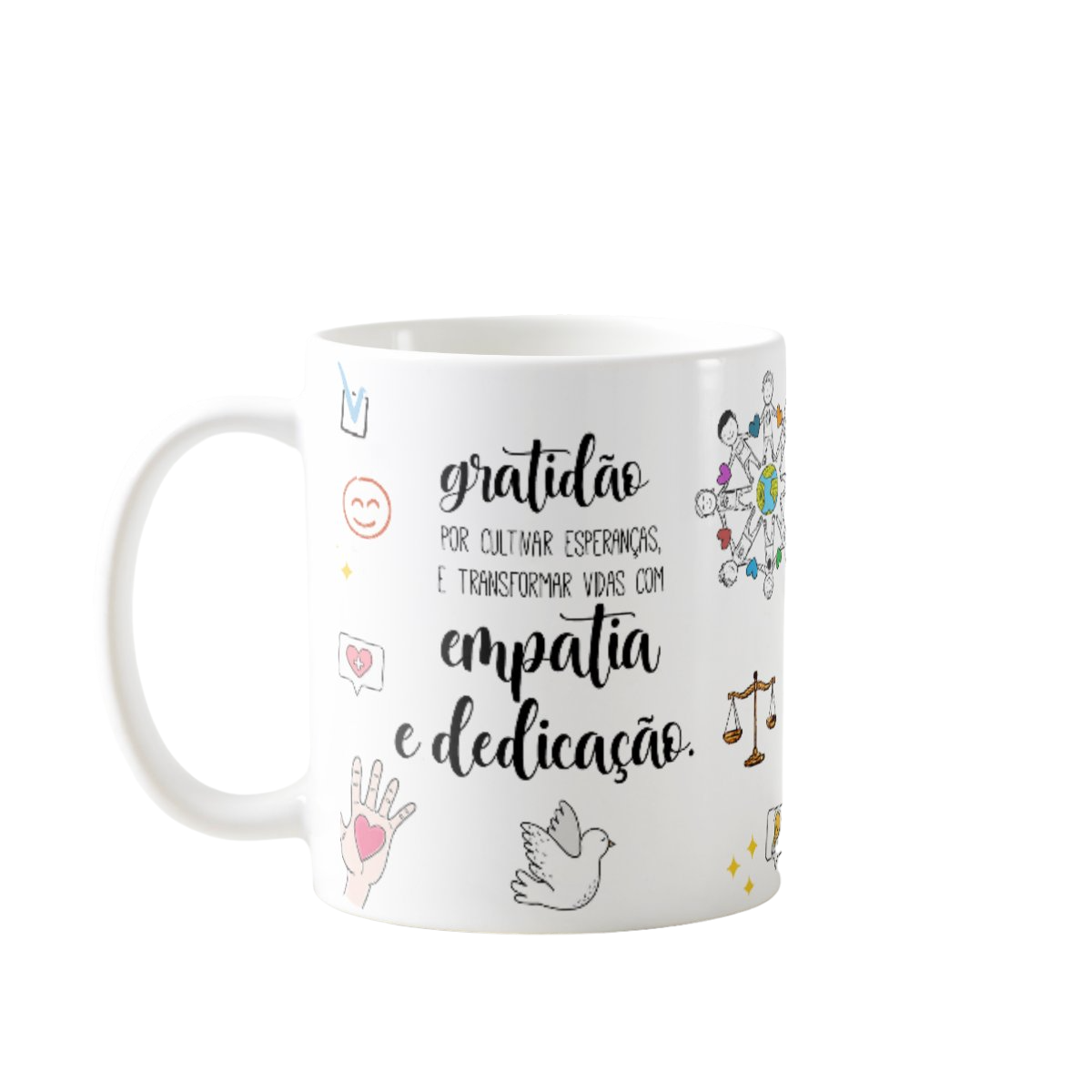 Caneca Profissão Presente Criativo Assistente Social