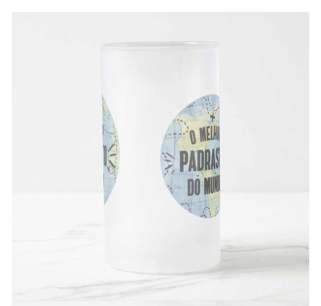 Copo De Cerveja Personalizado Para Padrasto - Dia Dos Pais