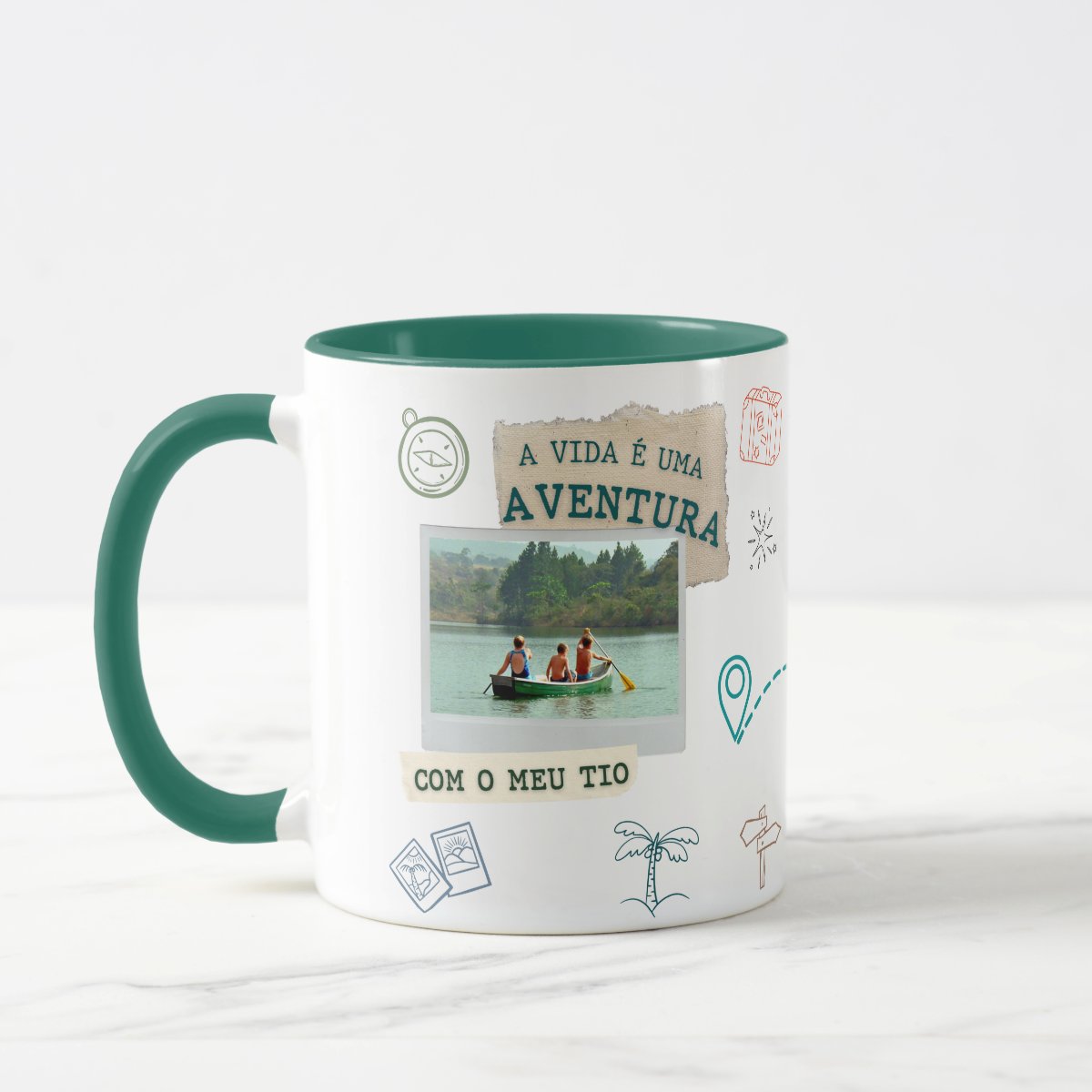 Caneca Personalizada Presente Aventura com Tio