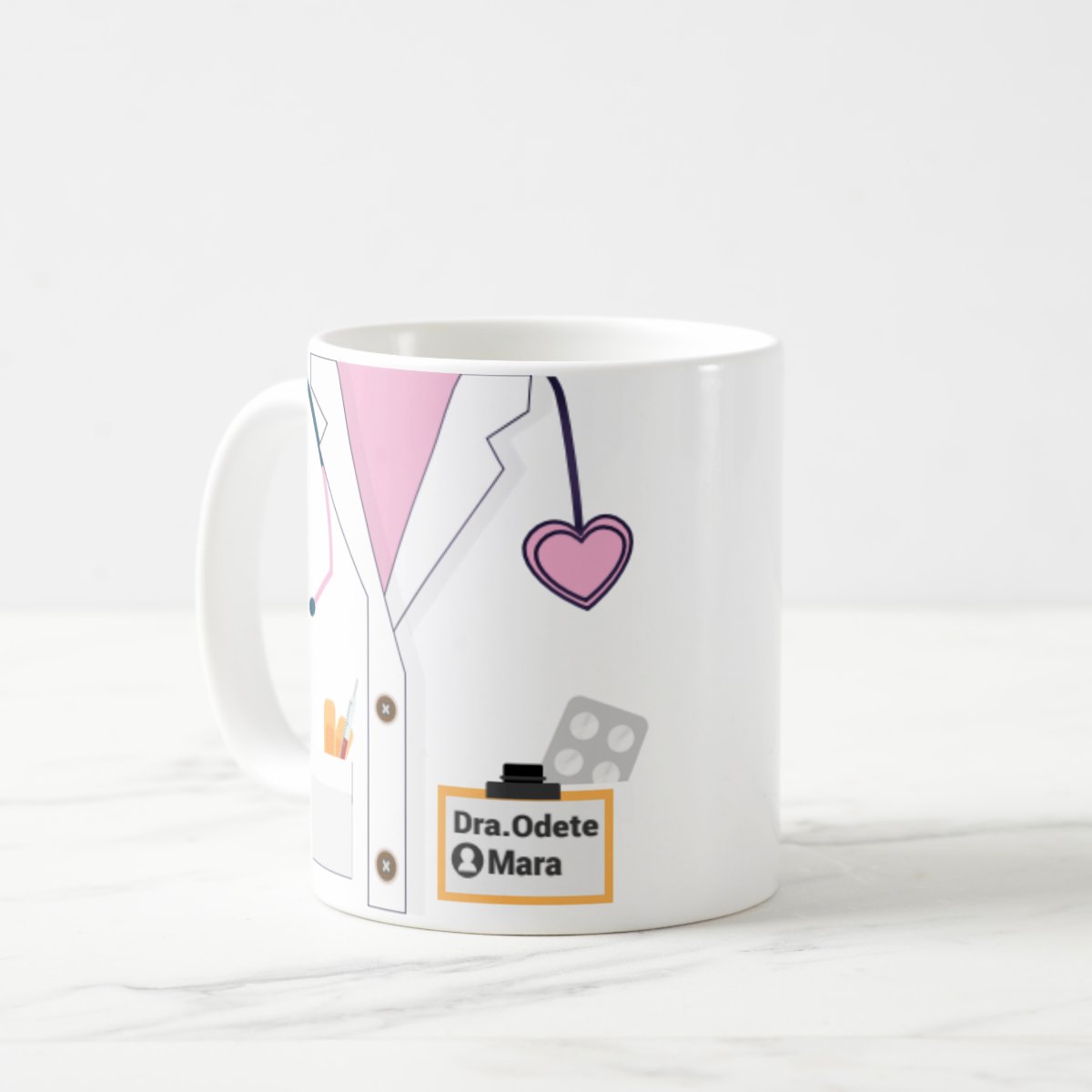 Caneca Medicina Clinico Geral Personalizada Com Nome
