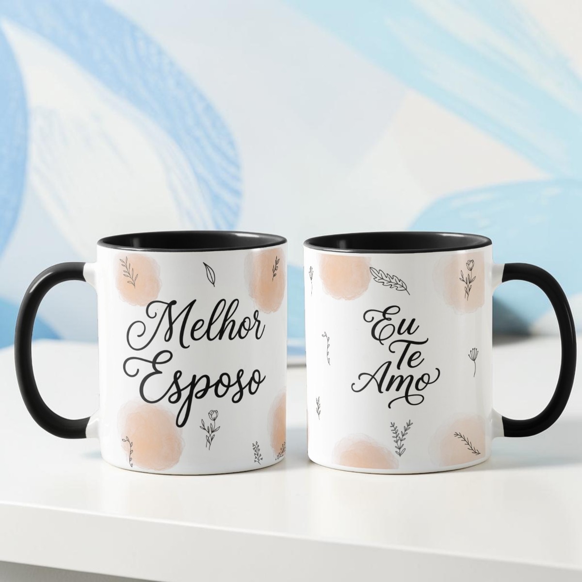 Caneca Melhor Esposo - Preta