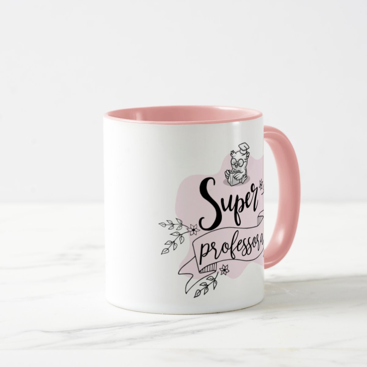 Caneca Feminina Presente Criativo para Super Professora