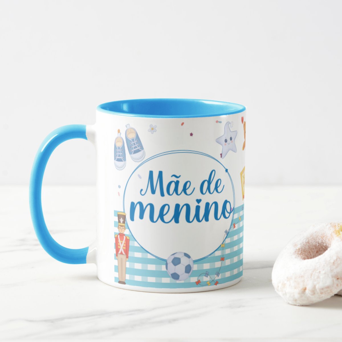 Caneca Lembrança Para Mamãe De Menino - Família (Mãe)