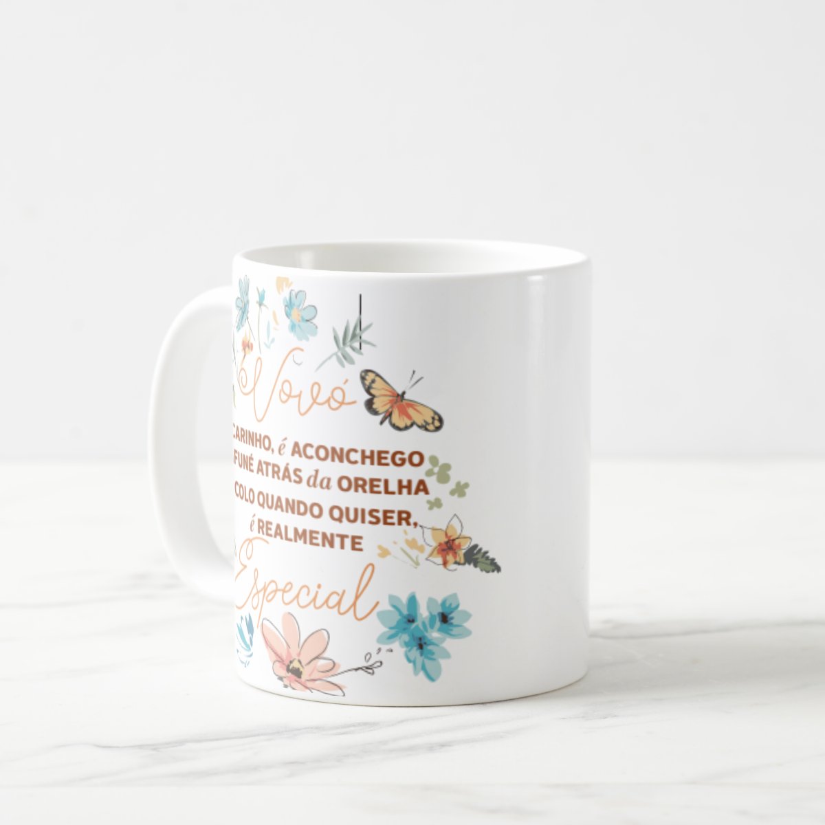 Caneca Presente Afetivo para Avó Vovó com Mensagem