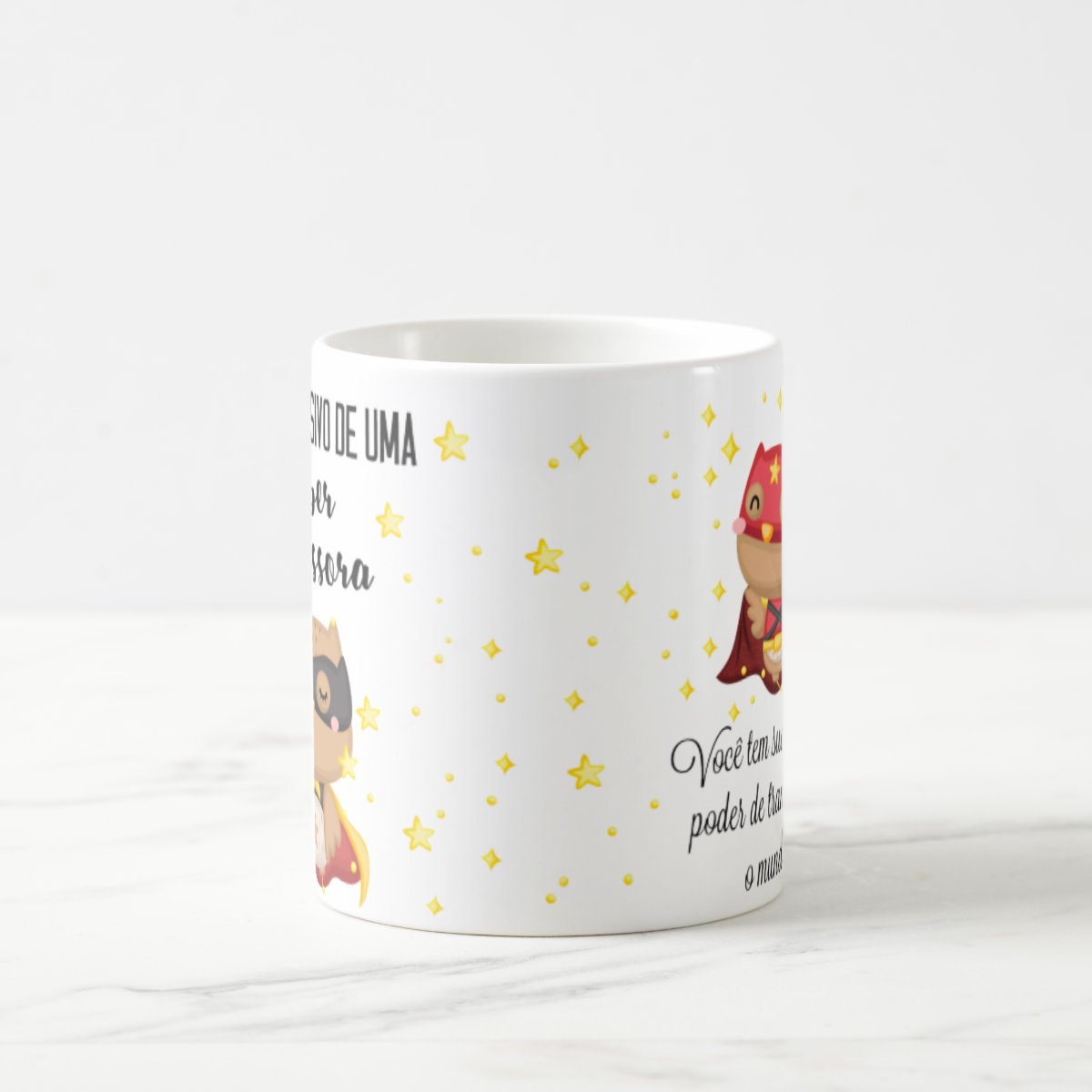 Caneca Personalizada Dia dos Professores Super Professora