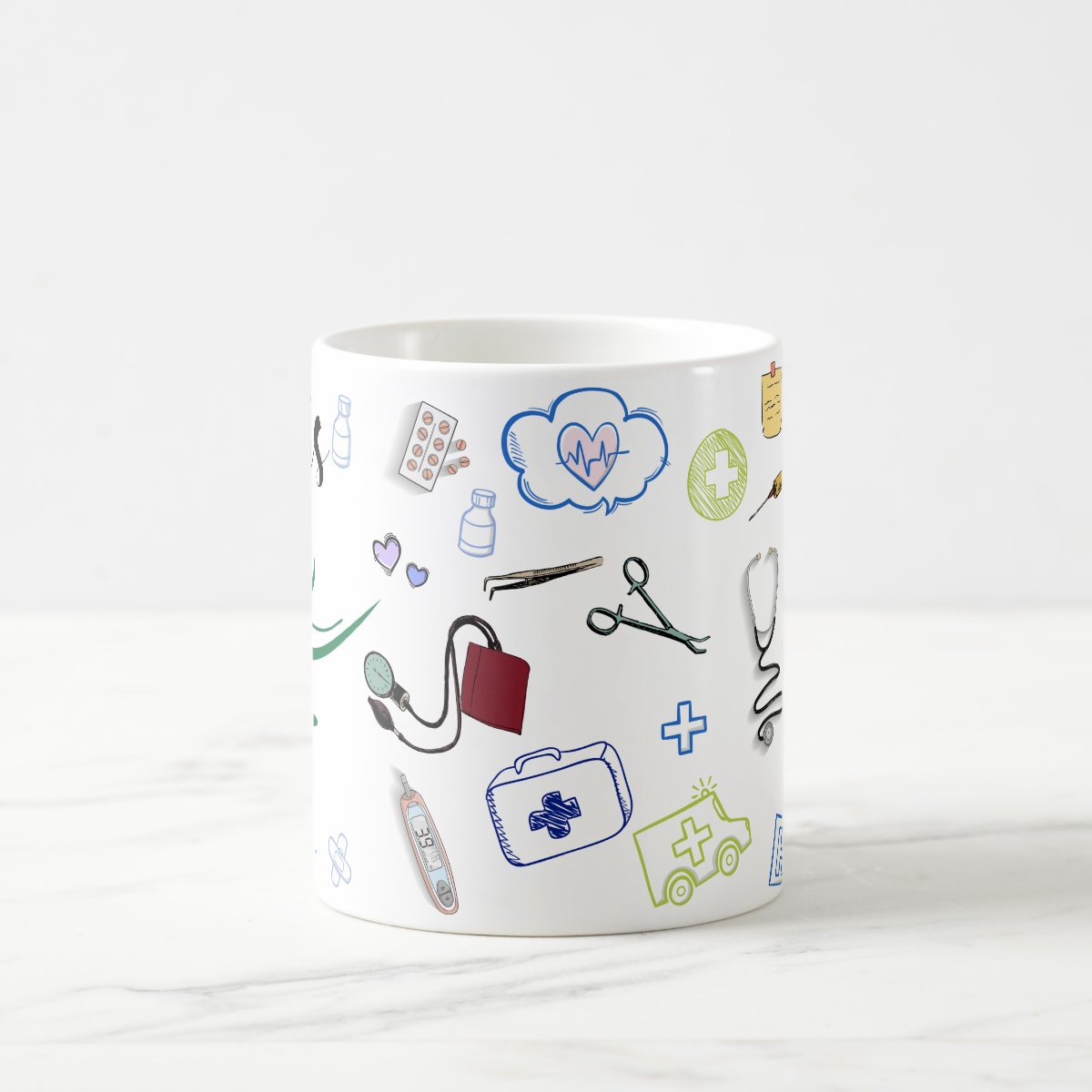 Caneca Profissão Enfermagem Presente Criativo Enfermeira