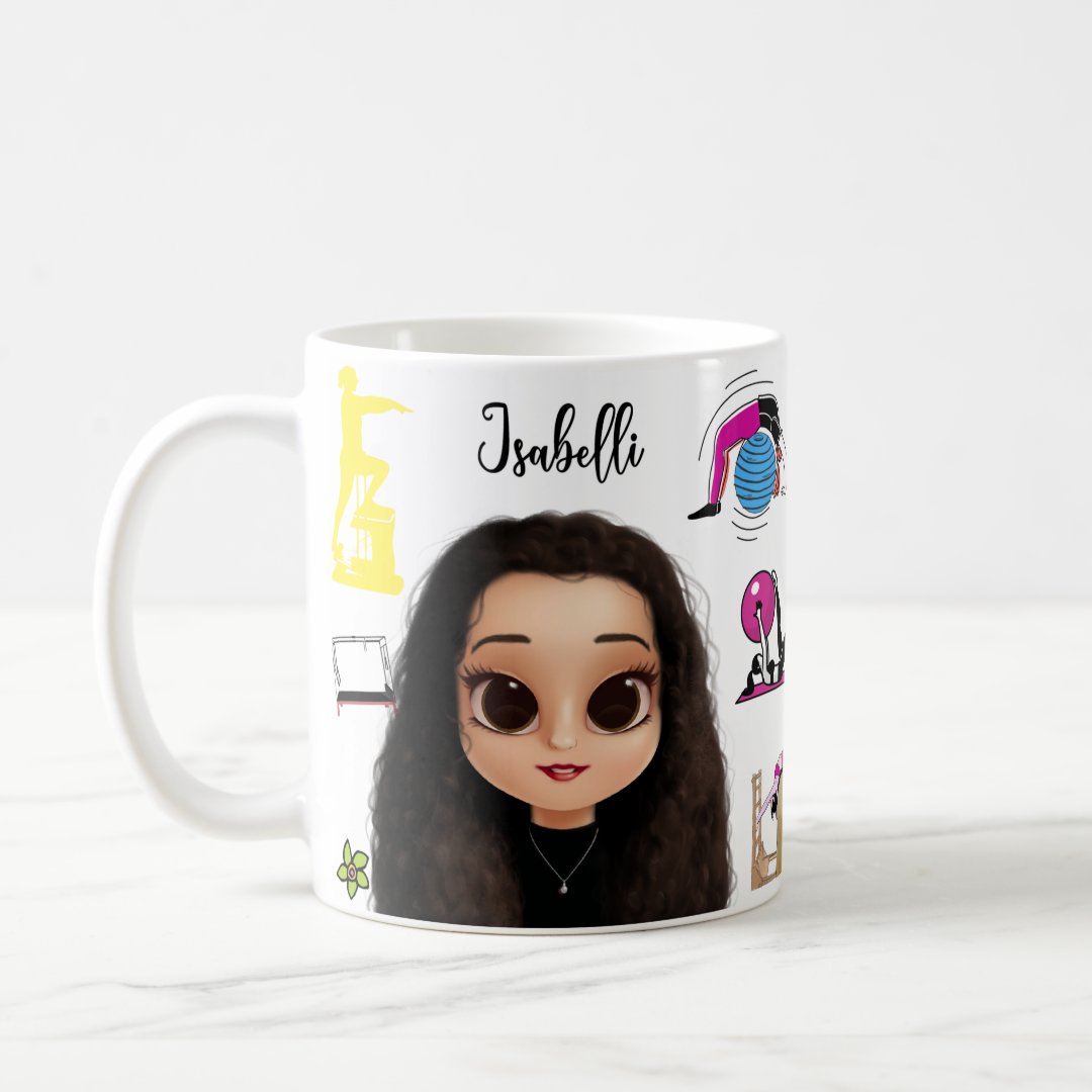 Caneca Professor Pilates Presente Personalizada Com Avatar - Outros (Esporte)