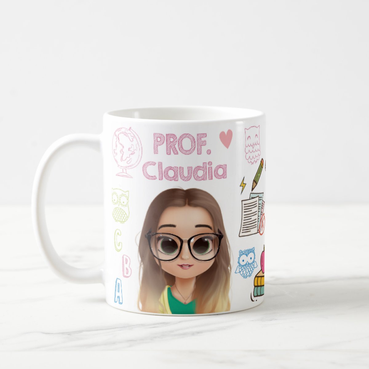 Caneca Dia dos Professores Presente Alunos para Professoras
