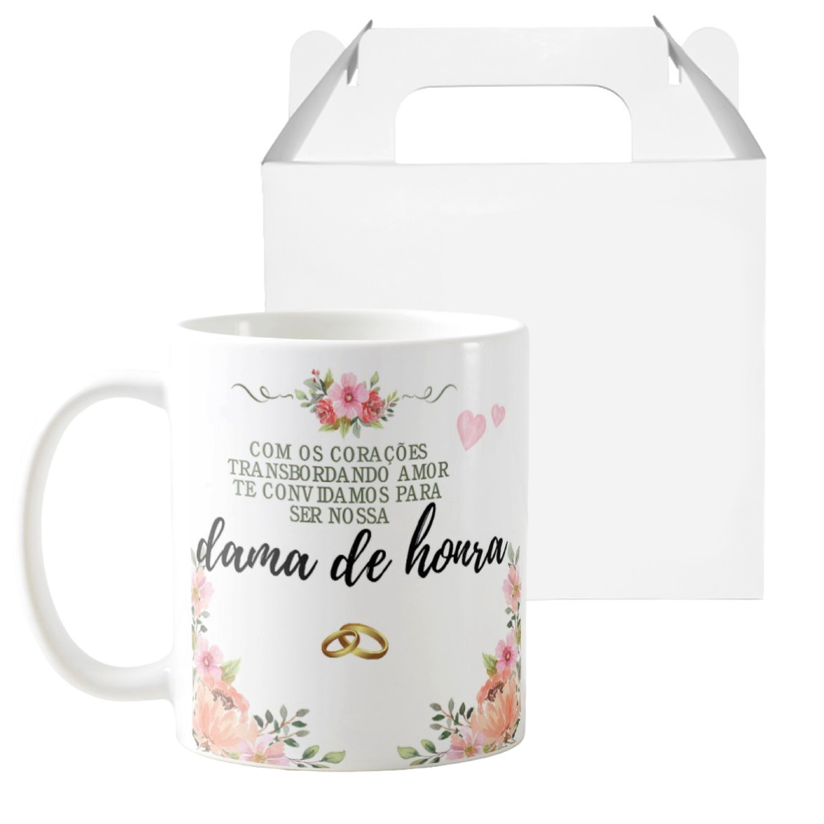 Caneca Dama de Honra Lembrança Casamento - Casamento (Dama de Honra)