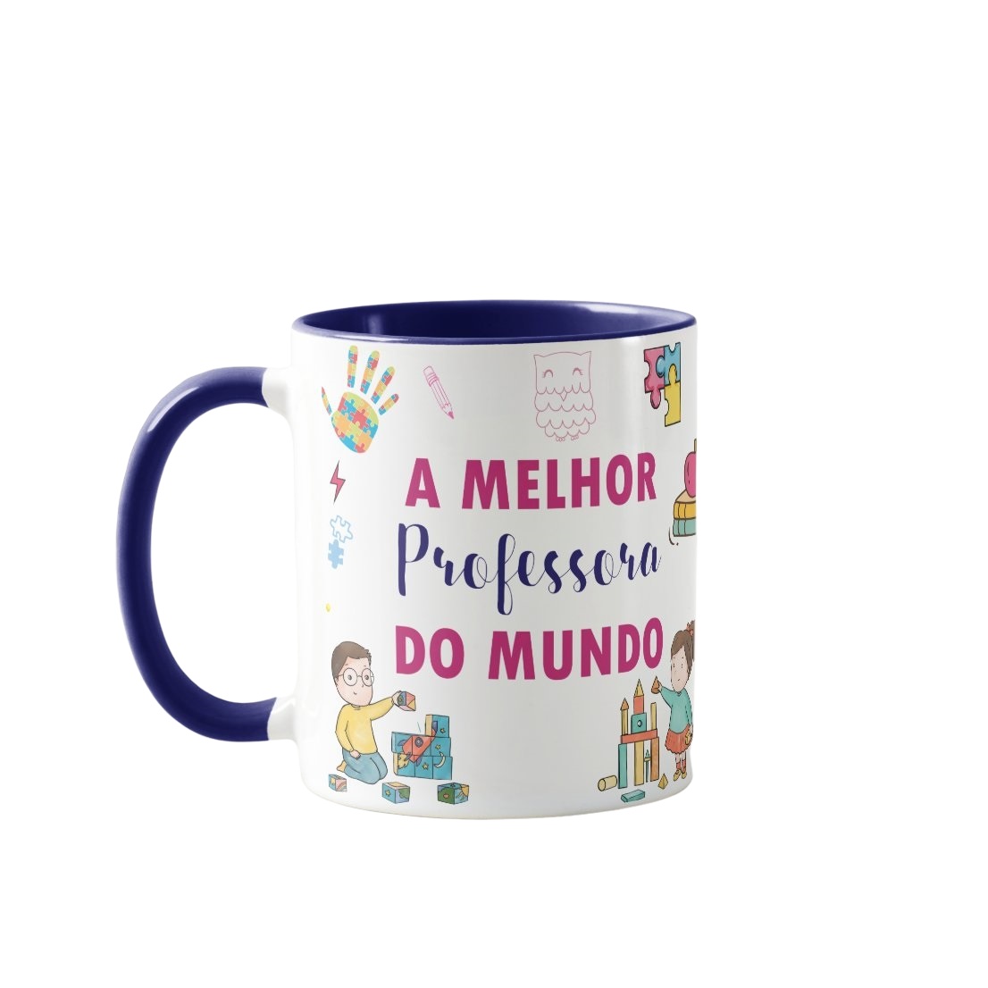 Caneca Personalizada Dia dos Professores Melhor Professora - Dia dos Professores (Professor(a))