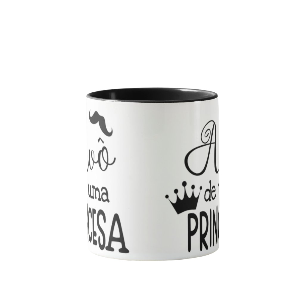 Caneca Presente Para Dia Dos Avós Avô De Uma Princesa