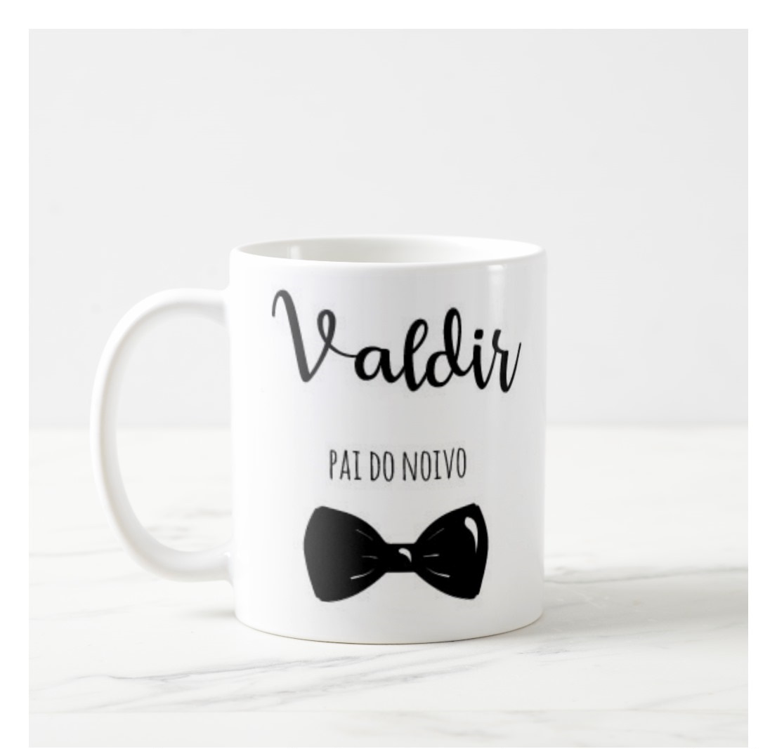 Caneca Personalizada Pai Do Noivo Casamento Gravata - Casamento (Noivo)