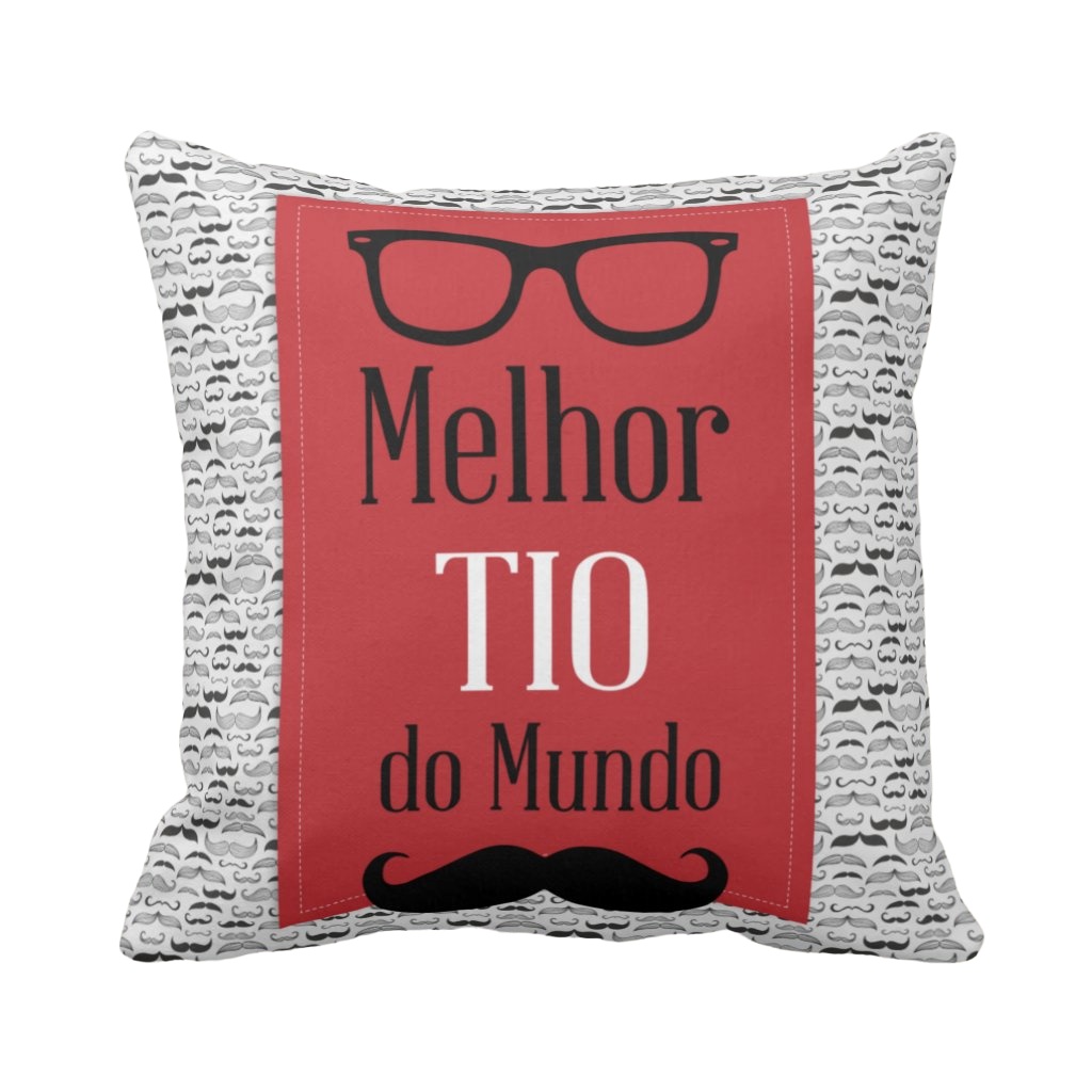 Almofada Presente Personalizado Com Frase Melhor Tio - Família (Tio(a))