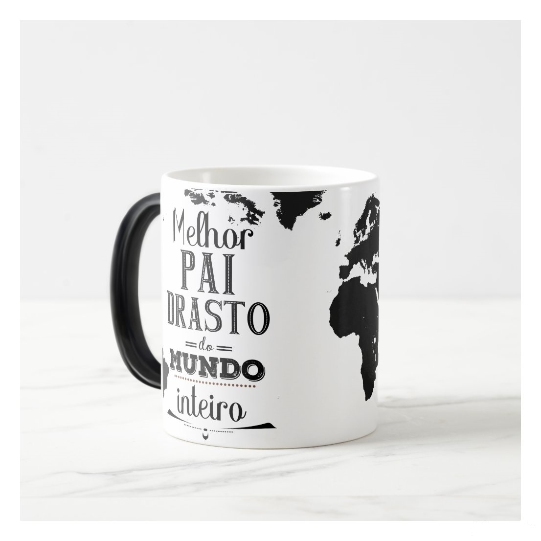 Caneca Mágica Presente Para o Dia Dos Pais para Padrasto