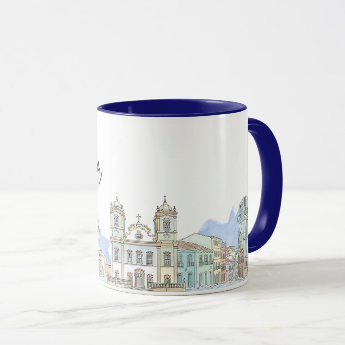 Caneca Lembrança Bahia Cidade Salvador