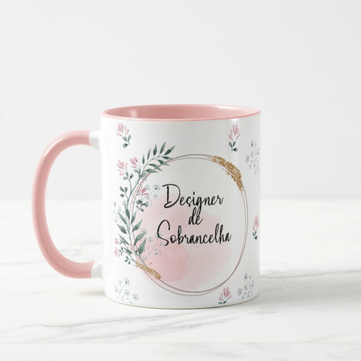 Caneca Feminina Delicada Presente Profissão Lash Designer - Profissões (Cabeleireiro(a))
