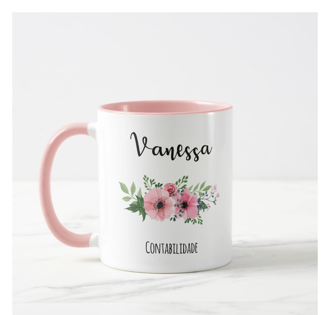 Caneca Personalizada Contabilidade Profissão Contadora - Profissões (Contabilidade)