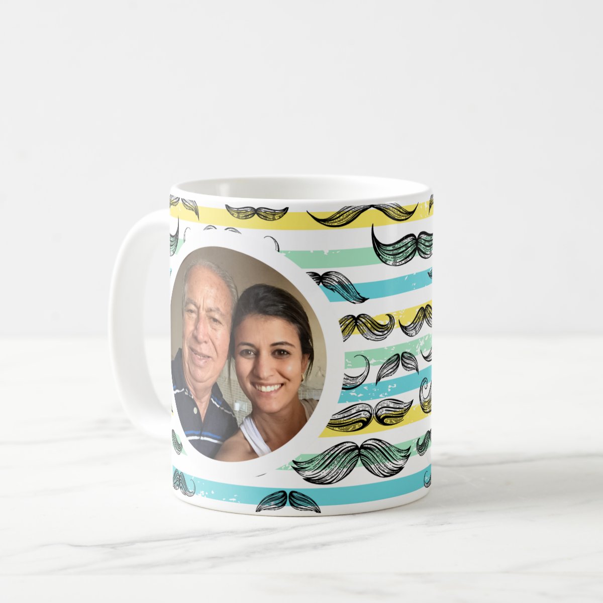 Caneca Personalizada com Foto Presente para Pai Avô Padrinho