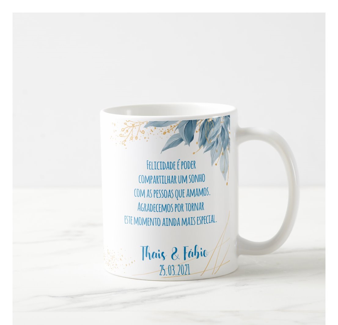 Caneca Casamento Presente com Lembrança Familia Avó Noiva