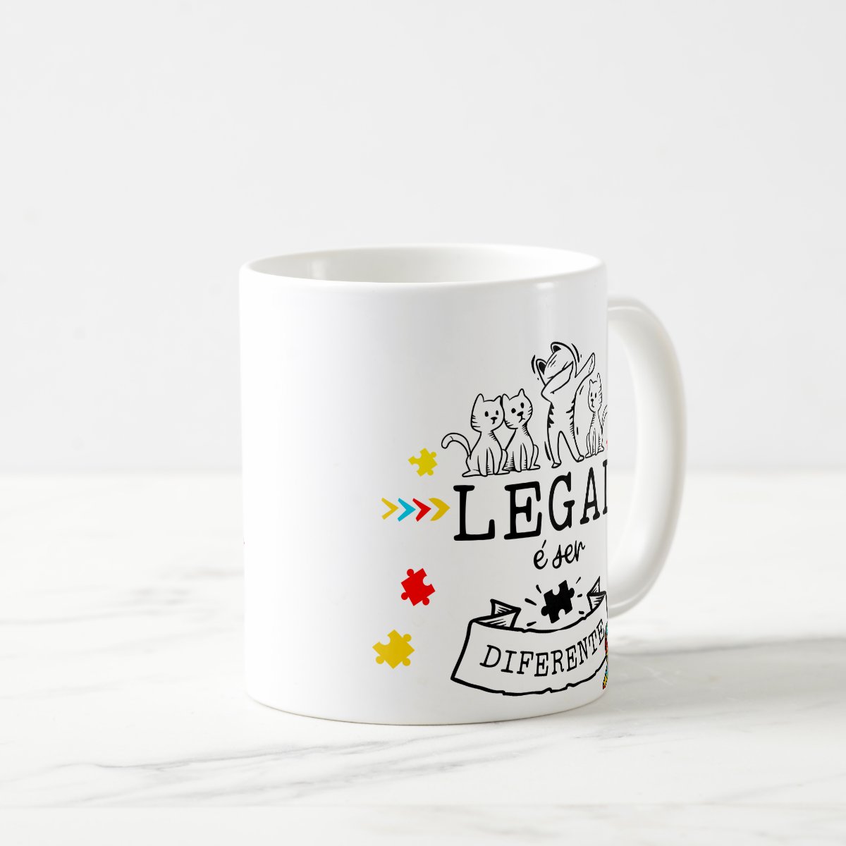 Caneca Personalizada Presente Especial Autismo Atípico