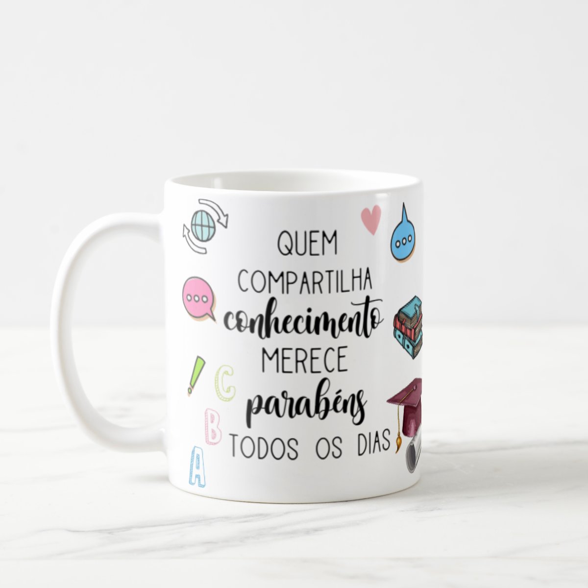 Caneca Presente Dia Dos Professores Professora Espanhol